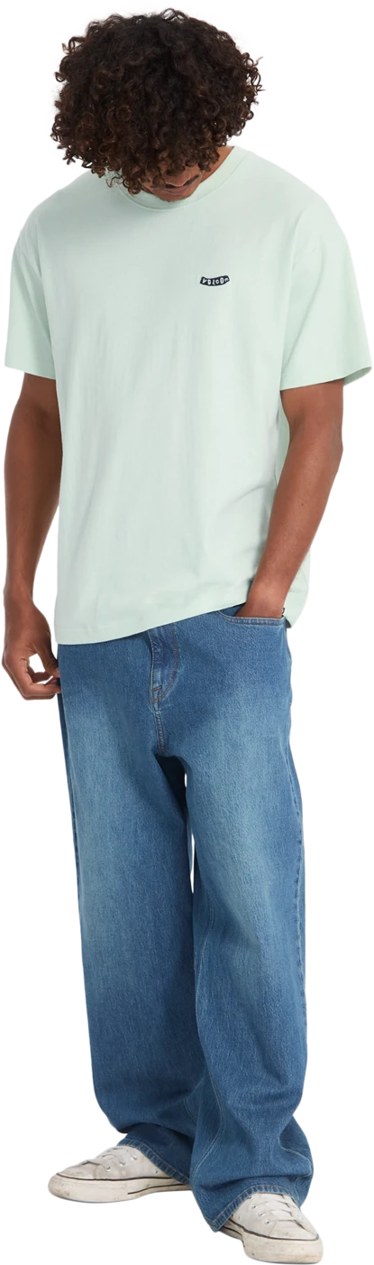 Volcom PISTOL STONE LSE SST camiseta manga corta hombre detail 4 | PALE AQUA