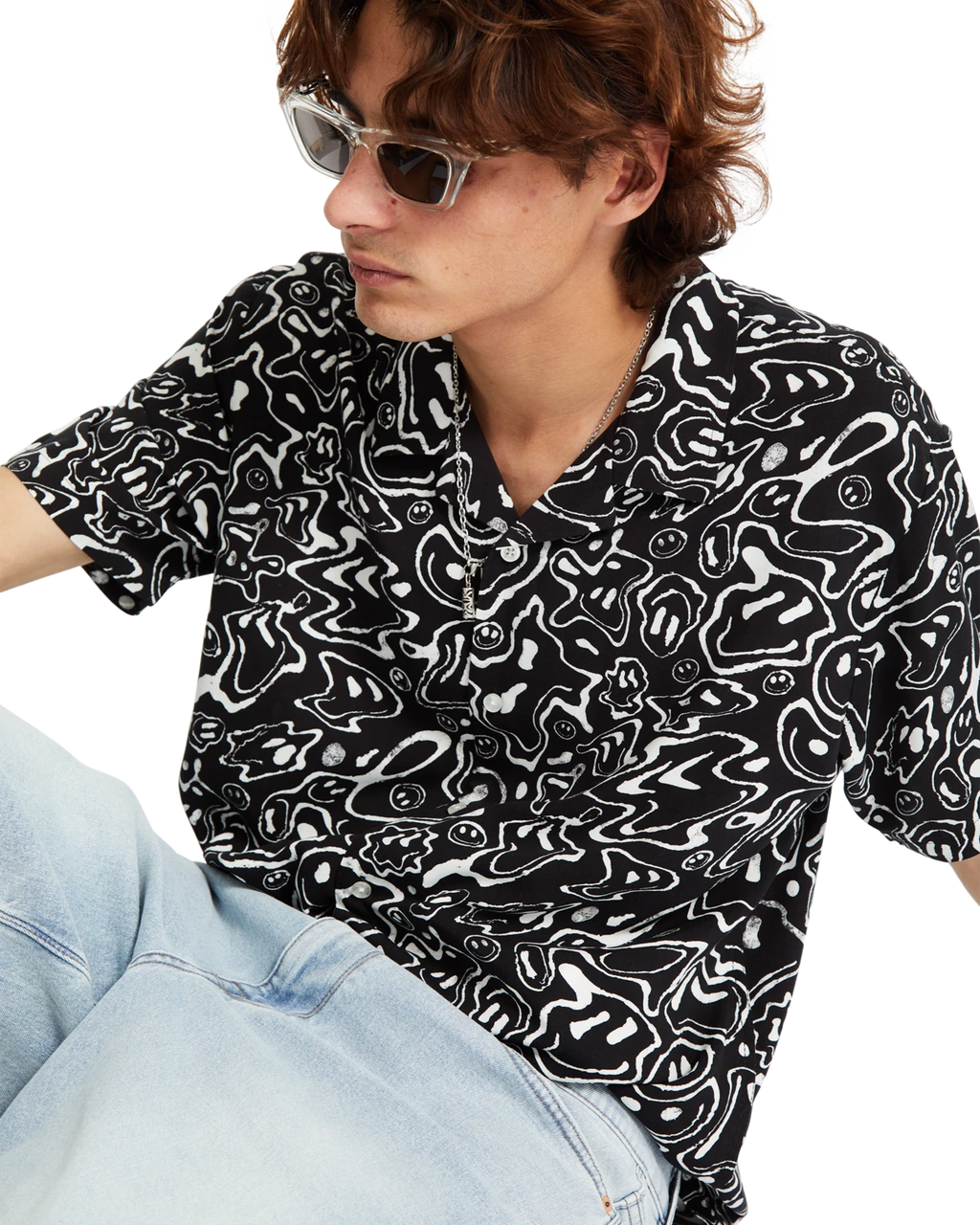 Volcom FA F Rygalski SS camisa manga corta hombre detail 5 | Black