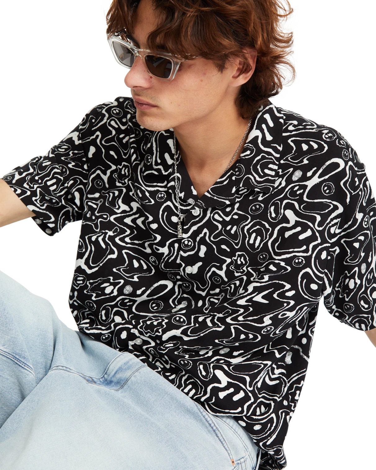 Volcom FA F Rygalski SS camisa manga corta hombre detail 5 | Black