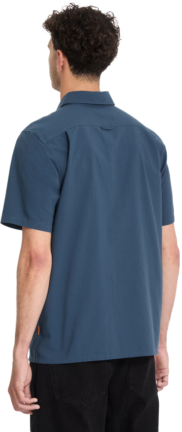 Volcom Slab City Shirt camisa manga corta hombre detail 1 | Midnight Blue