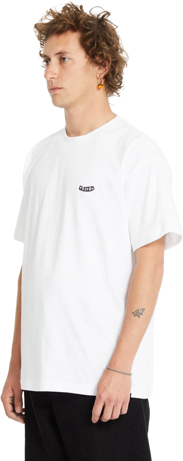 Volcom Pistol Stone camiseta manga corta hombre detail 5 | White