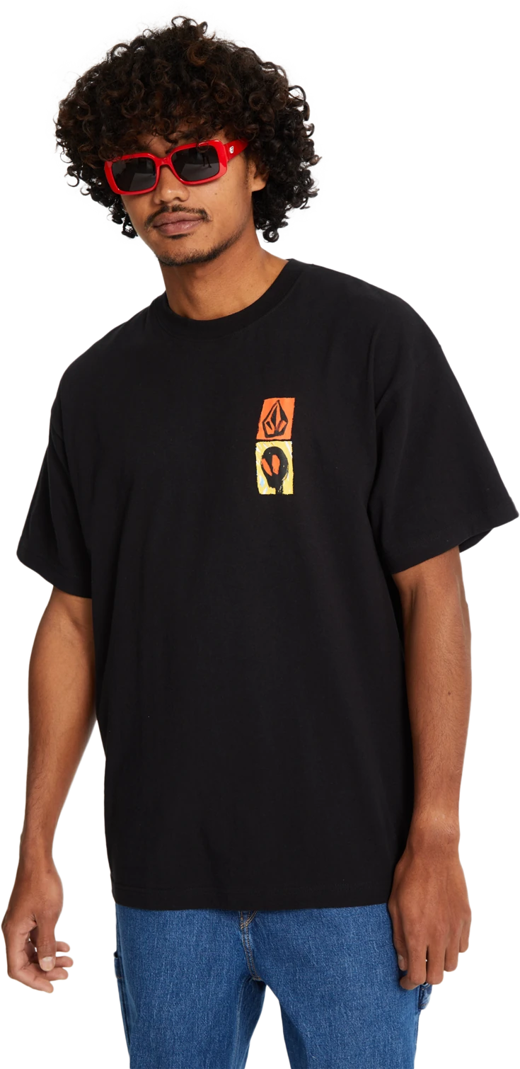 Volcom Gonyvaders Lse camiseta manga corta hombre detail 5 | BLACK