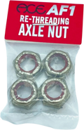 Ace Ace Re-Threading Axle Nuts (Pack of 4) tornillos de skate | Silver