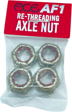 Ace Ace Re-Threading Axle Nuts (Pack of 4) tornillos de skate | Silver