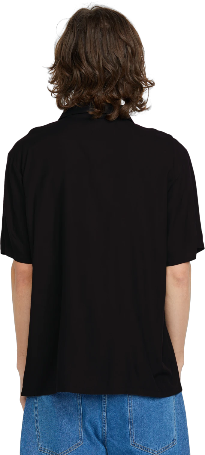 Volcom FA F Rygalski Woven SS camisas hombre detail 1 | Black