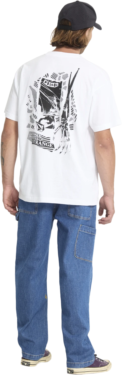 Volcom Kut N Rip camiseta manga corta hombre detail 7 | White