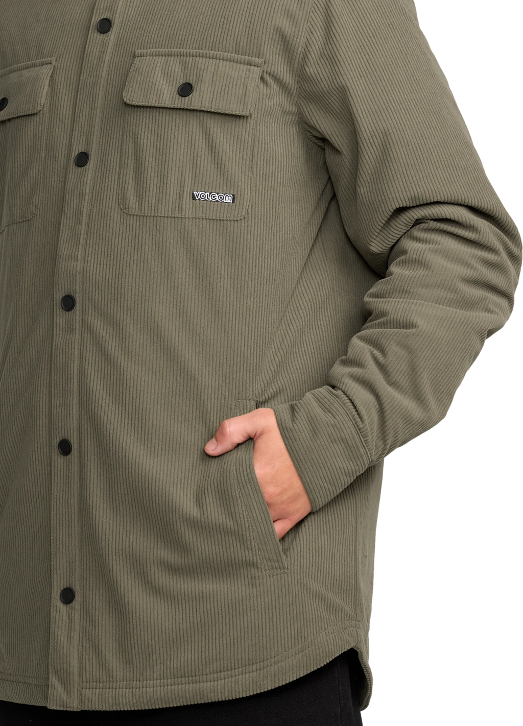 Volcom KENSON INS FLANNEL chaquetas y abrigos hombre detail 5 | Military