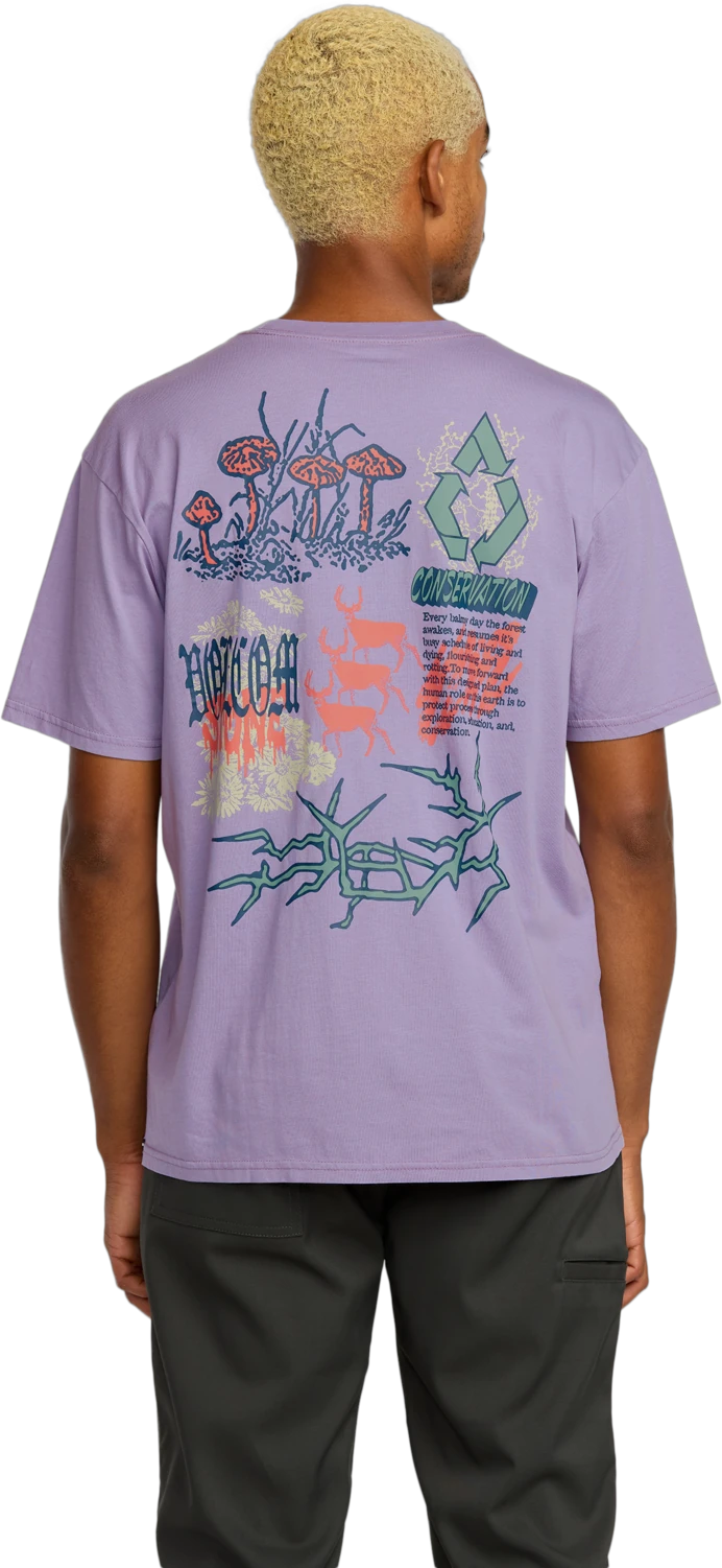 Volcom Stone Matter camiseta manga corta hombre detail 1 | Purple Ash