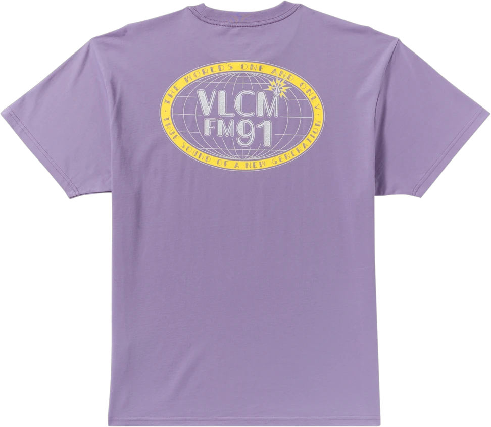 Volcom Tune In camiseta manga corta hombre detail 6 | Purple Ash