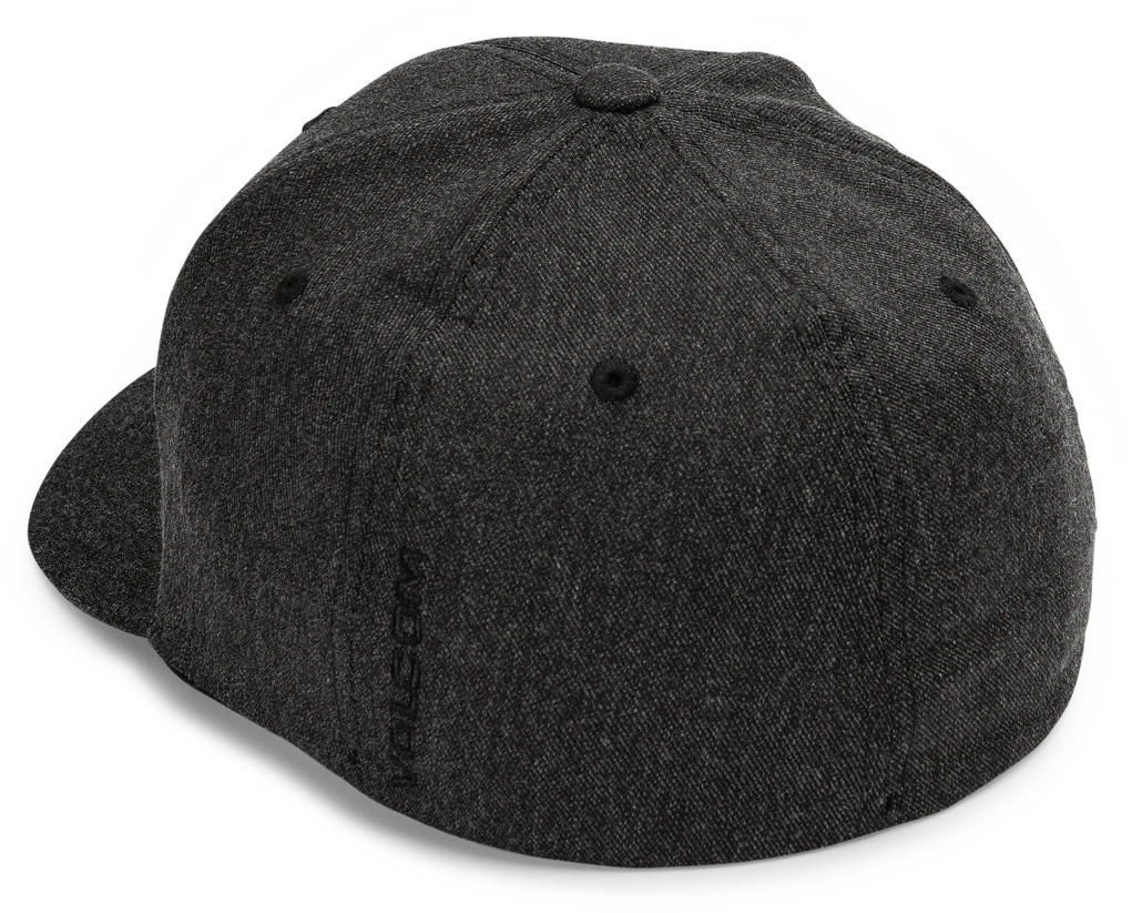 Volcom Full Stone Heather Flexfit cap hombre detail 1 | Charcoal Heather