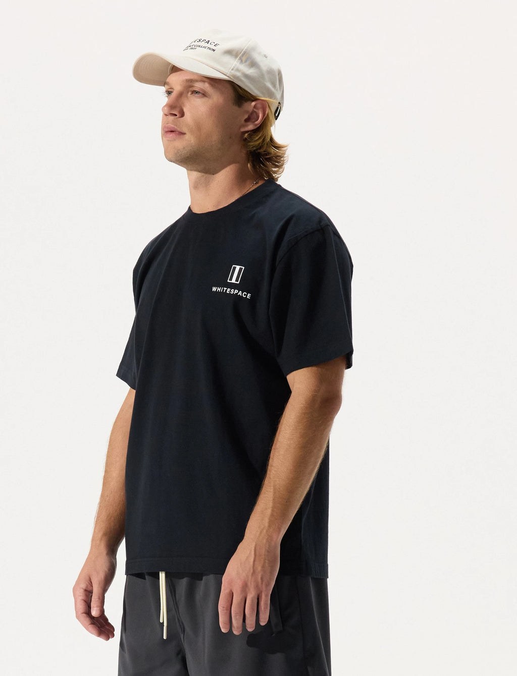 Whitespace SS TEE camiseta manga corta hombre detail 1 | Black