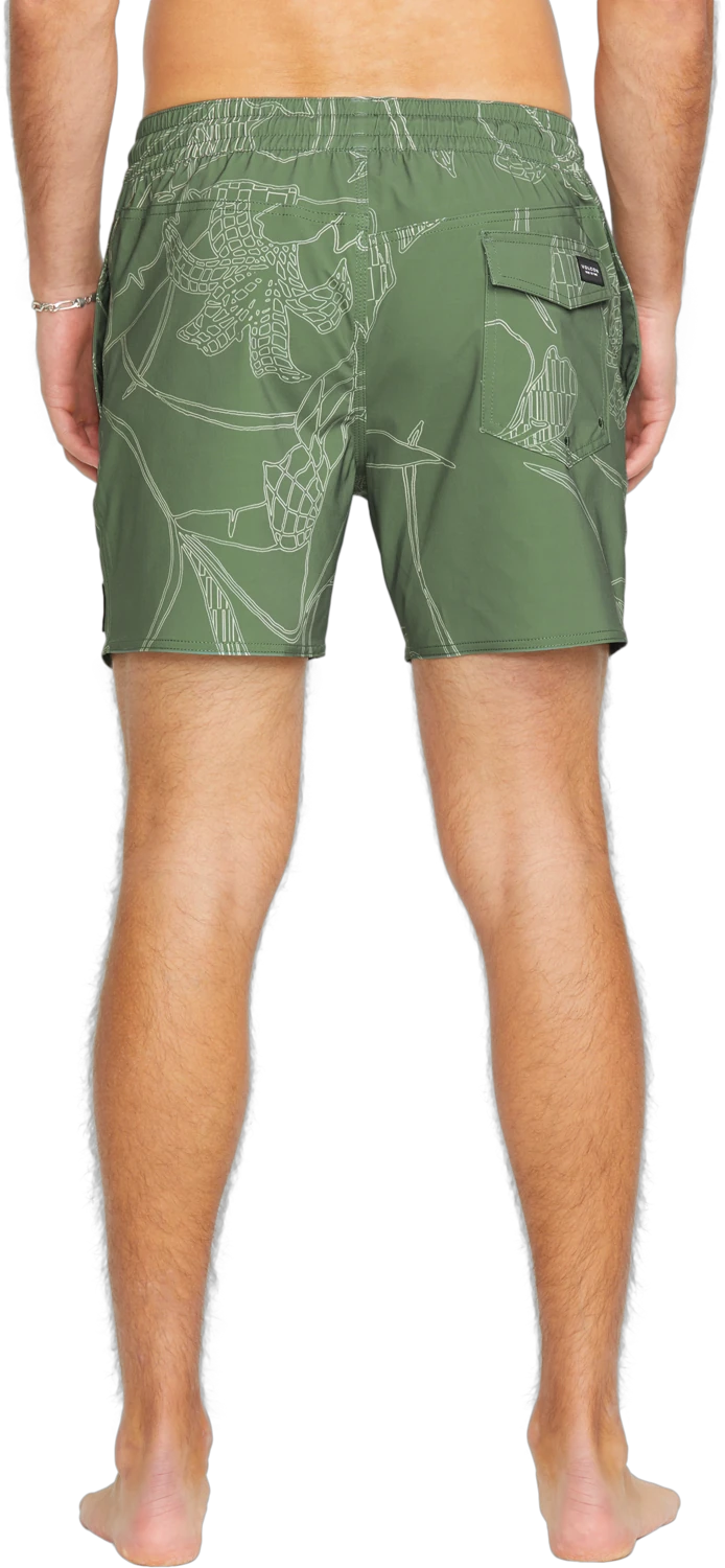 Volcom Lido Print Trunk 16 trunk hombre detail 1 | Light Olive