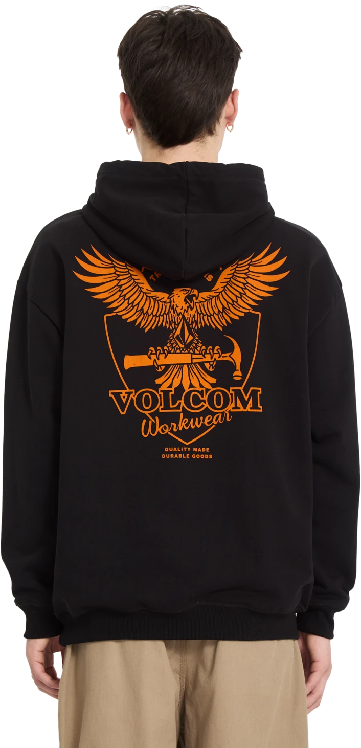 Volcom HAMMERED PO sudadera con capucha hombre detail 1 | Black