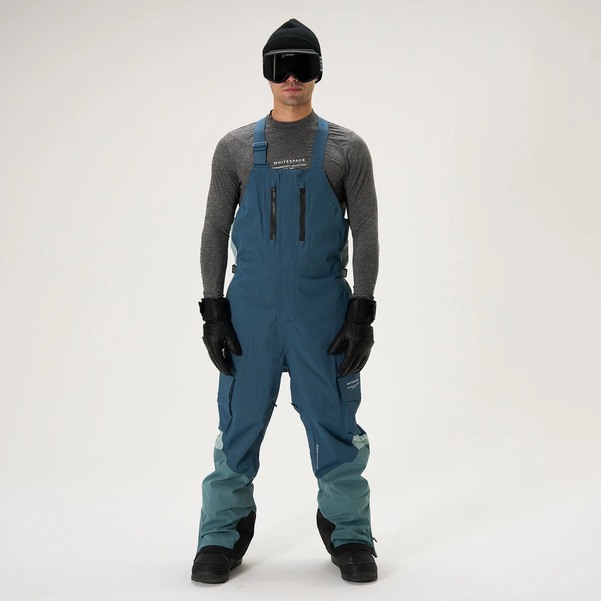 Whitespace 2L CARGO INSULATED BIB PANT pantalón hombre | Slate / Orion / Ocean Blue
