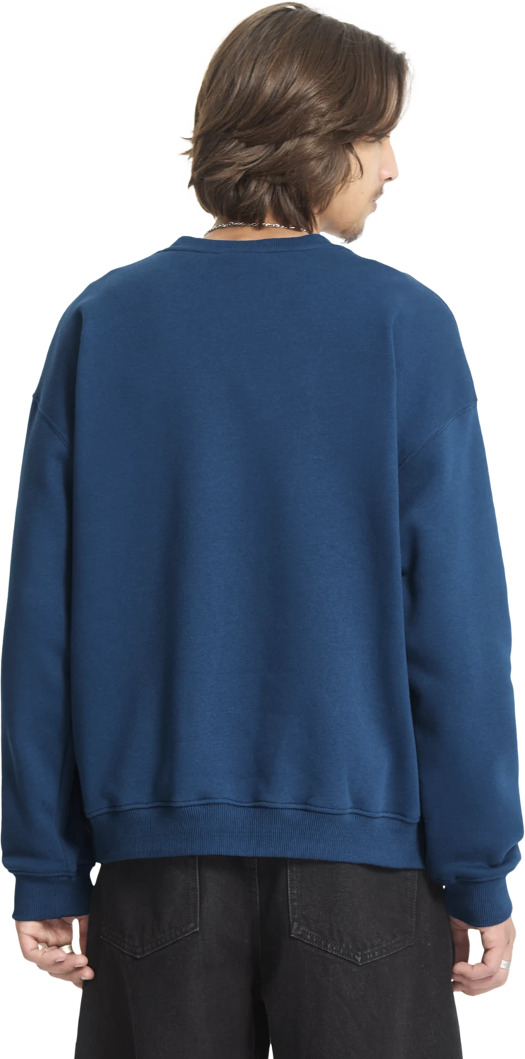 Volcom Single Stone sudadera hombre detail 1 | Cosmic Blue