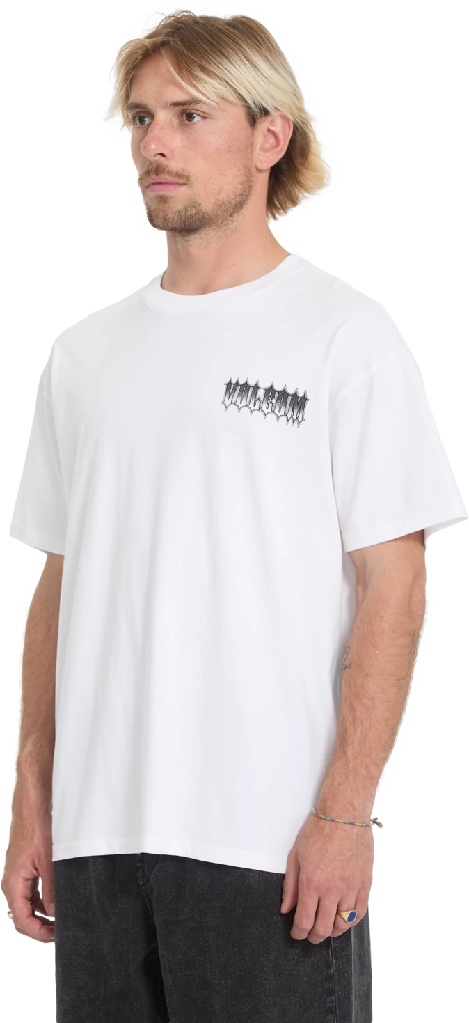 Volcom GAMMA DOOM SST camiseta manga corta hombre detail 2 | White