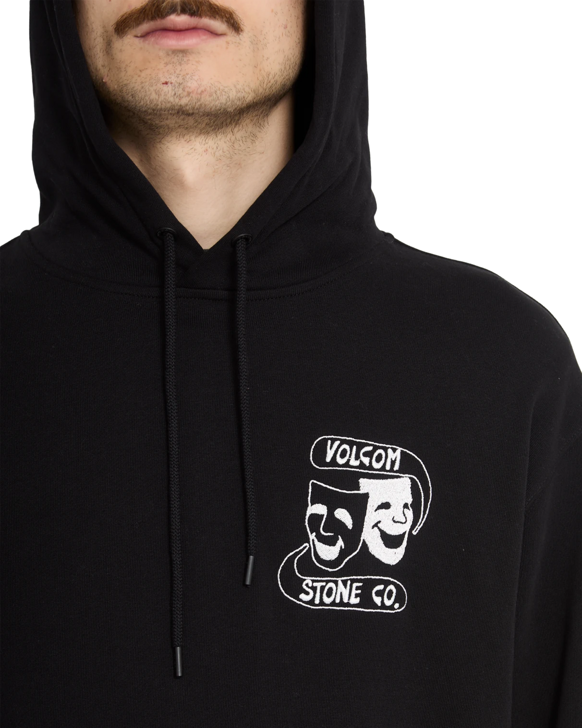 Volcom HANDERRY PO sudadera con capucha hombre detail 3 | Black