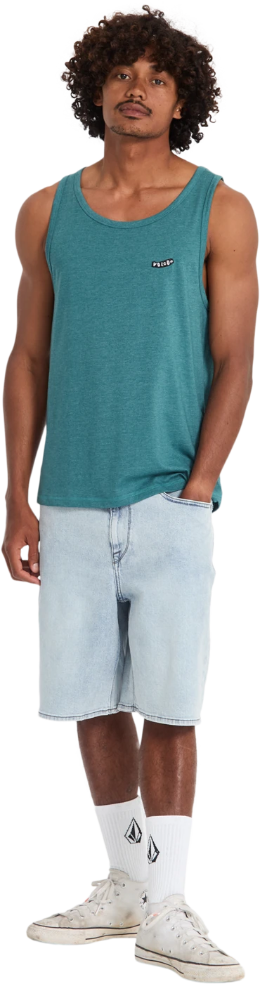 Volcom PISTOL STONE HTH TT camiseta manga corta hombre detail 5 | RIFLE GREEN