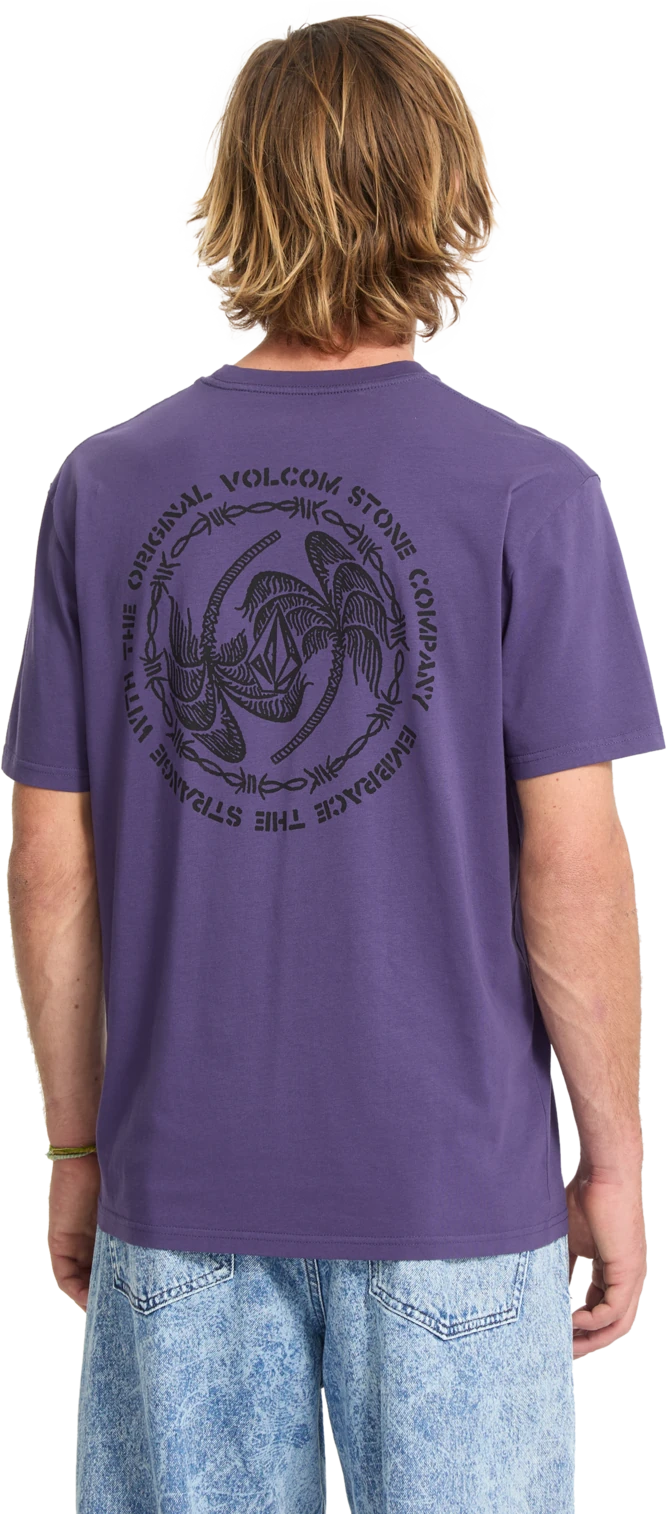 Volcom Circlepalm camiseta manga corta hombre detail 1 | Dark Purple