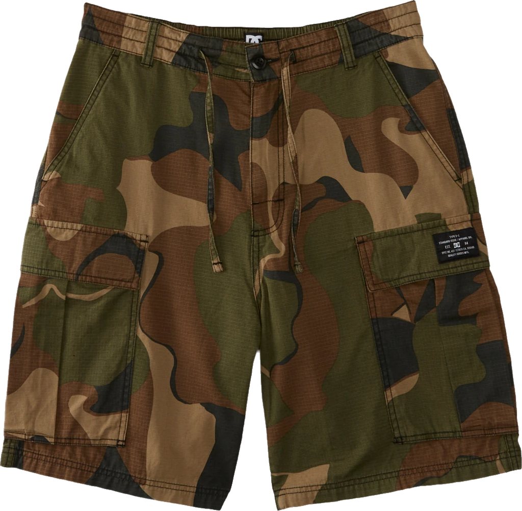 DC Shoes DC Tundra 22" Short Cargo Abstract Camo elastic waist short hombre detail 6 | Abstract Camo
