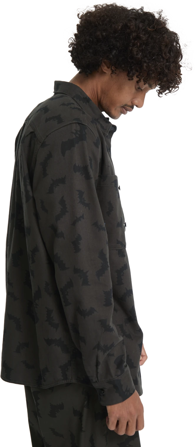 Volcom J.J. Villard Shirt camisa manga larga hombre detail 4 | Rinsed Black