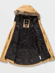 Veste de Snowboard Femme Volcom Shadow Insulated Jacket - Caramel | Boutique de snowboard | Boutique Volcom | Collection_Zalando | Nouveaux produits | Produits les plus récents | Produits les plus vendus | Vestes de Snowboard Femme | surfdevils.com