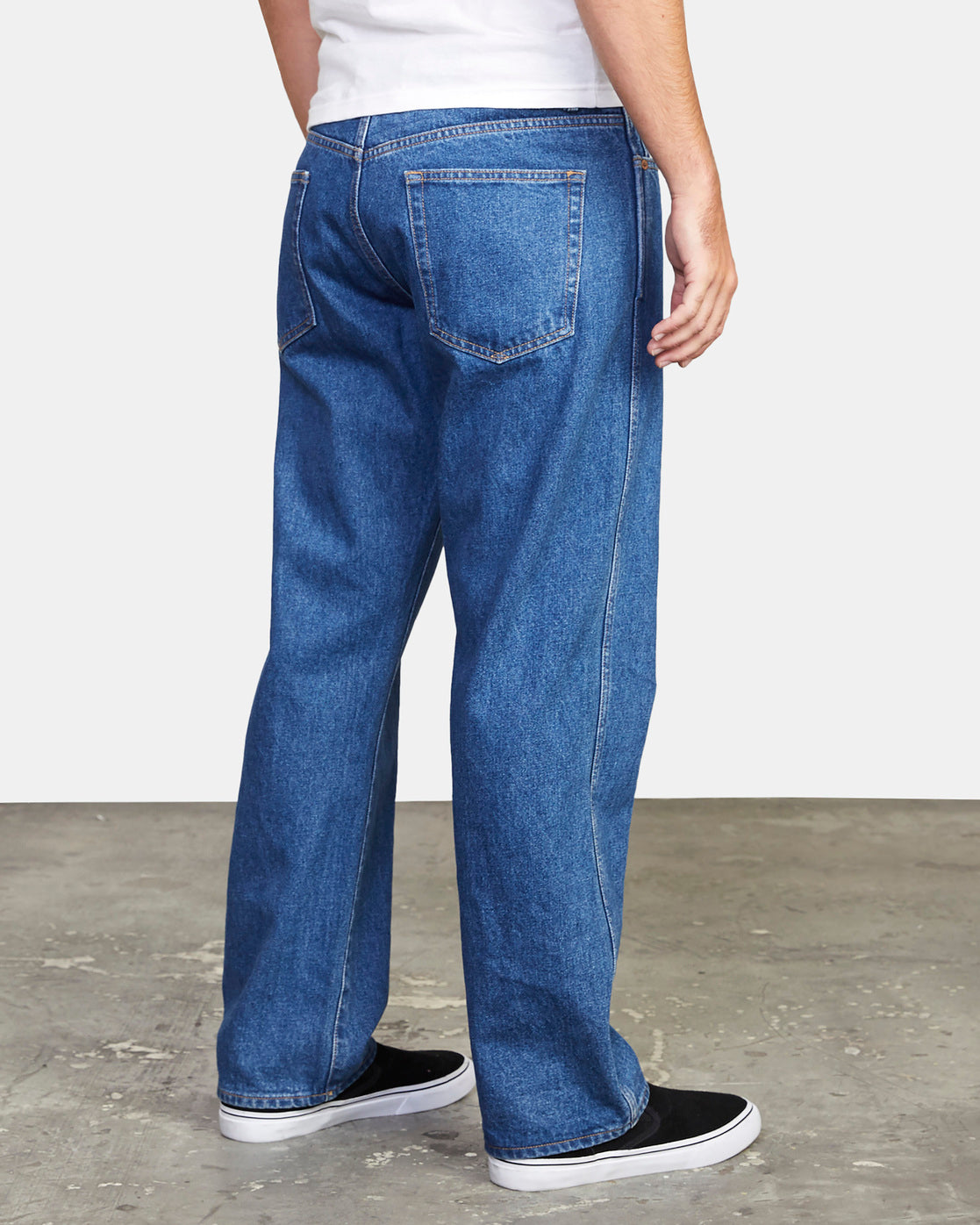 Rvca Americana Denim Jeans mit blauem Kragen | Meistverkaufte Produkte | Neue Produkte | Neueste Produkte | surfdevils.com