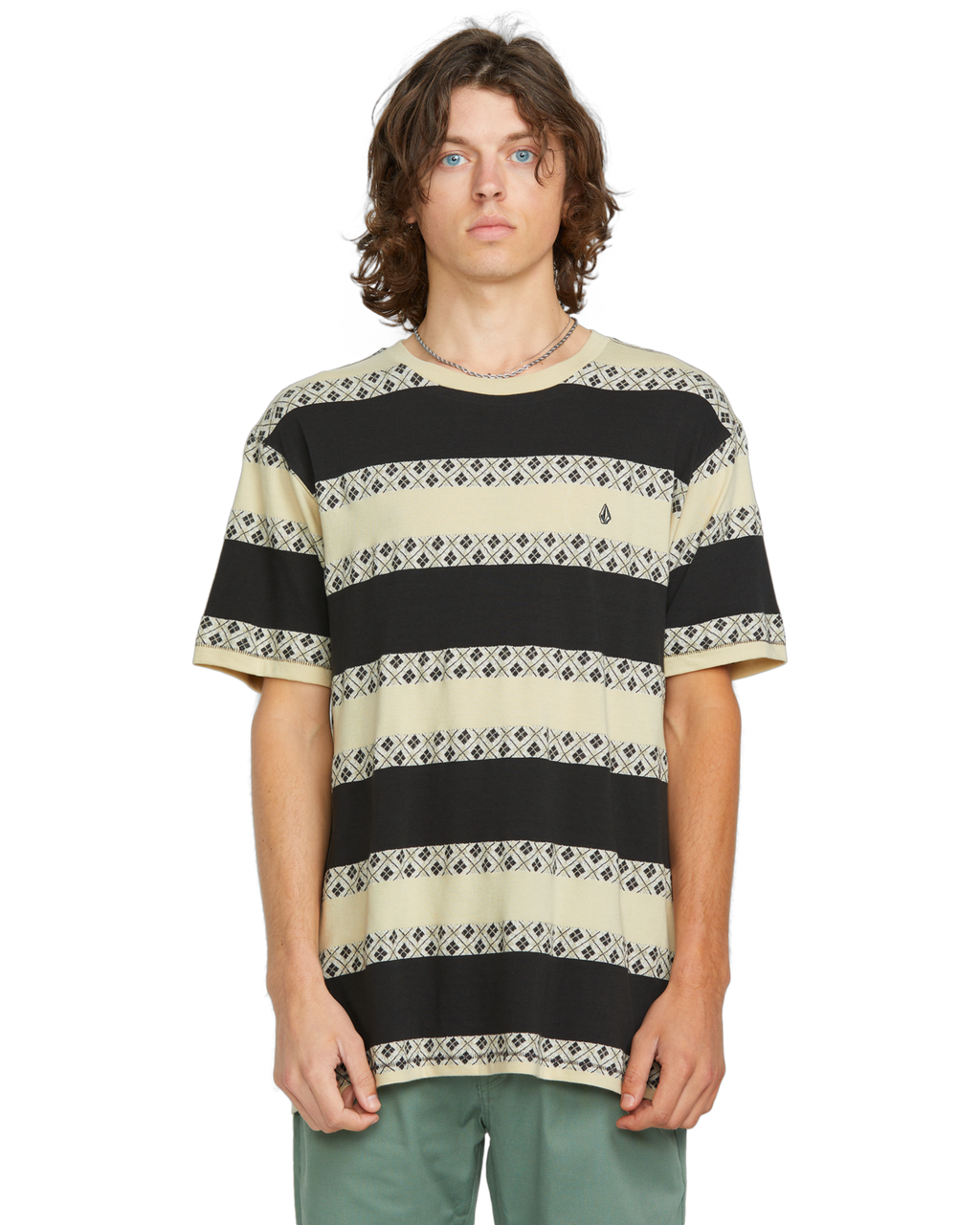 T-shirt de manga curta Volcom Iron Stone Crew - Stealth