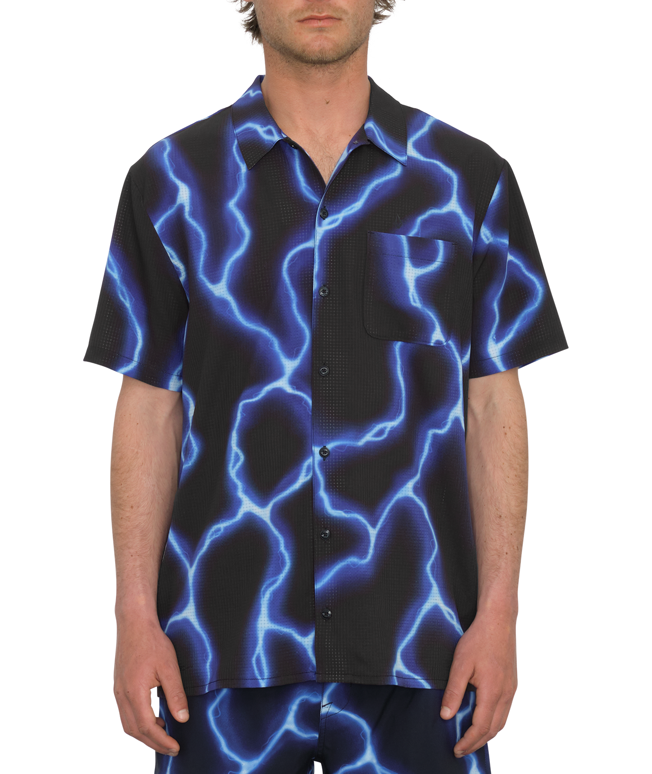 Kurzarmhemd Volcom Fa T Spinks - Schwarz