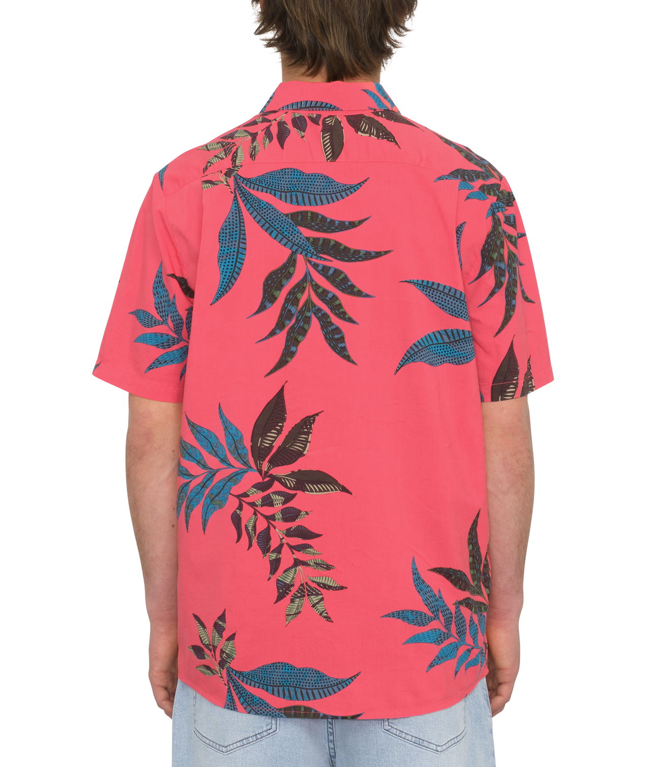 Chemise à manches courtes Volcom Paradiso Floral - Washed Ruby