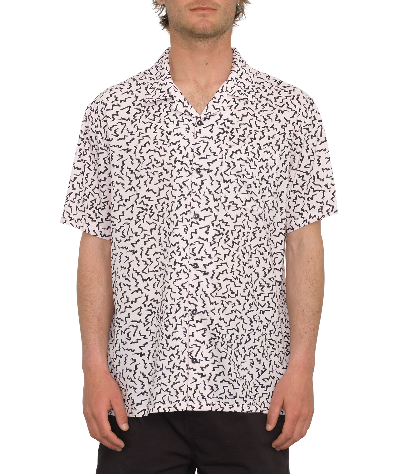 Kurzarmhemd Volcom Asphalt Beach - Lilac Ash