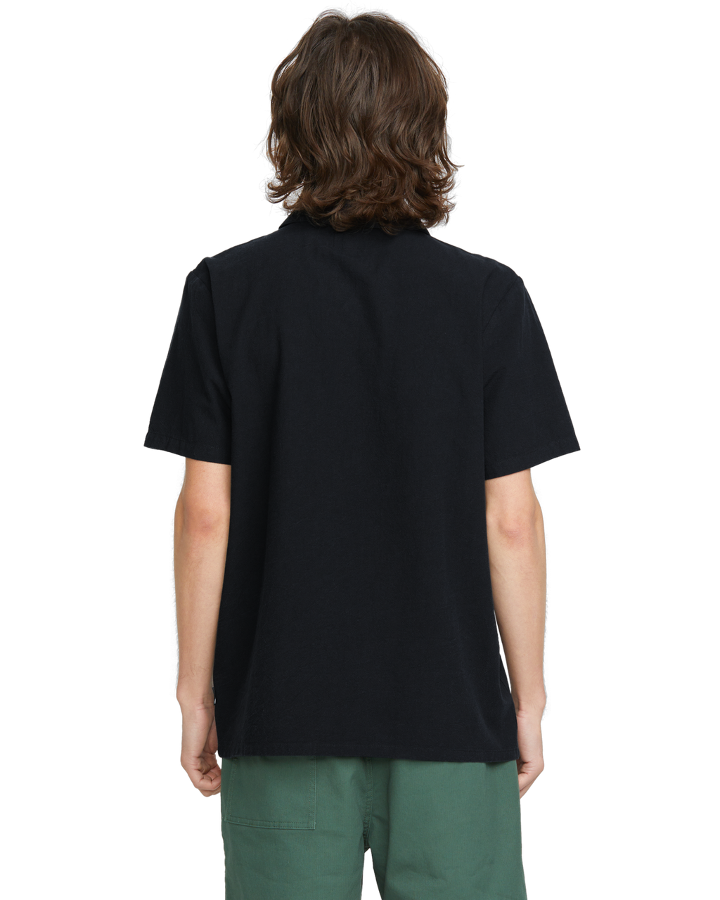 Volcom Bayamostone SS camisa manga corta hombre detail 1 | Black