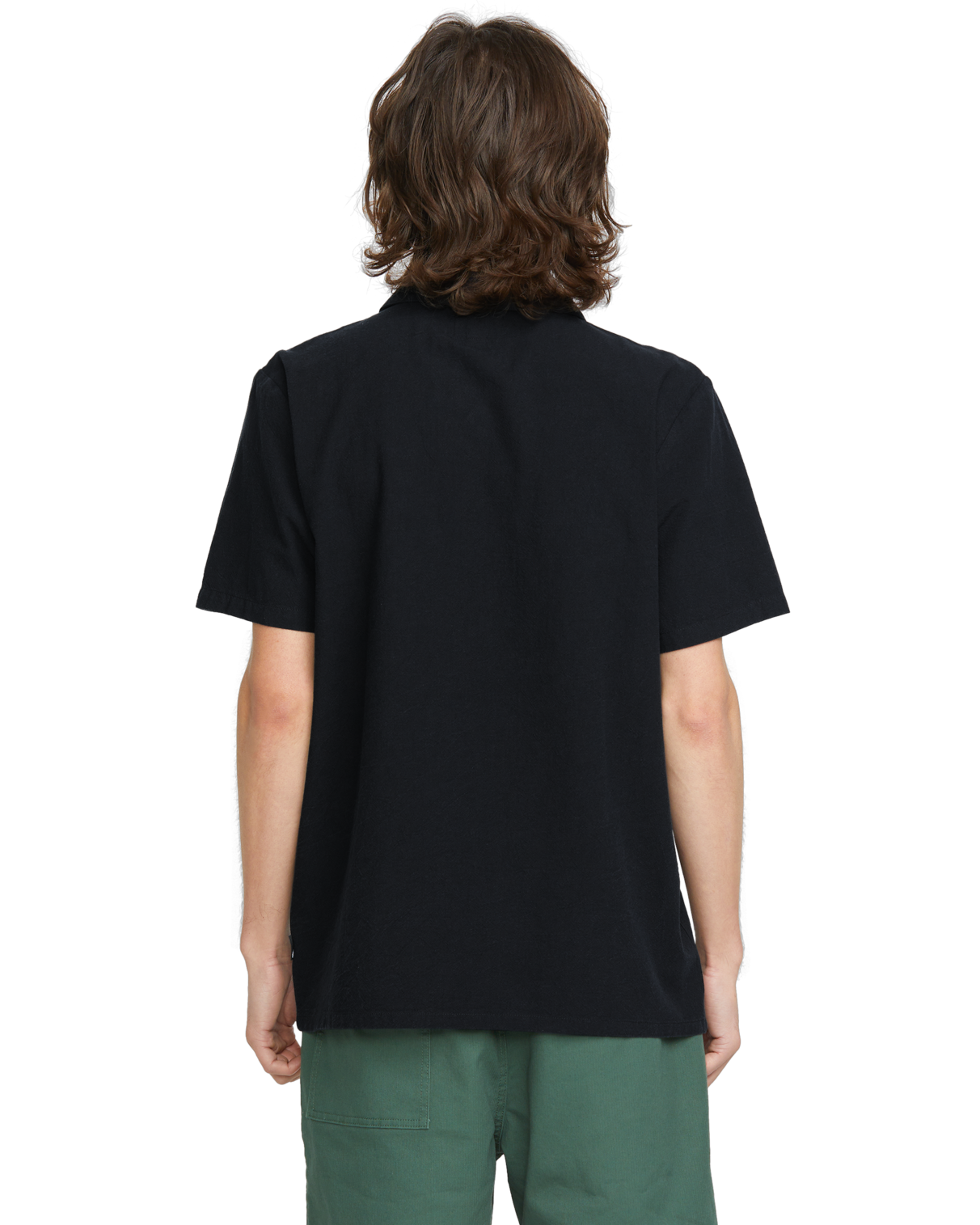 Volcom Bayamostone SS camisa manga corta hombre detail 1 | Black