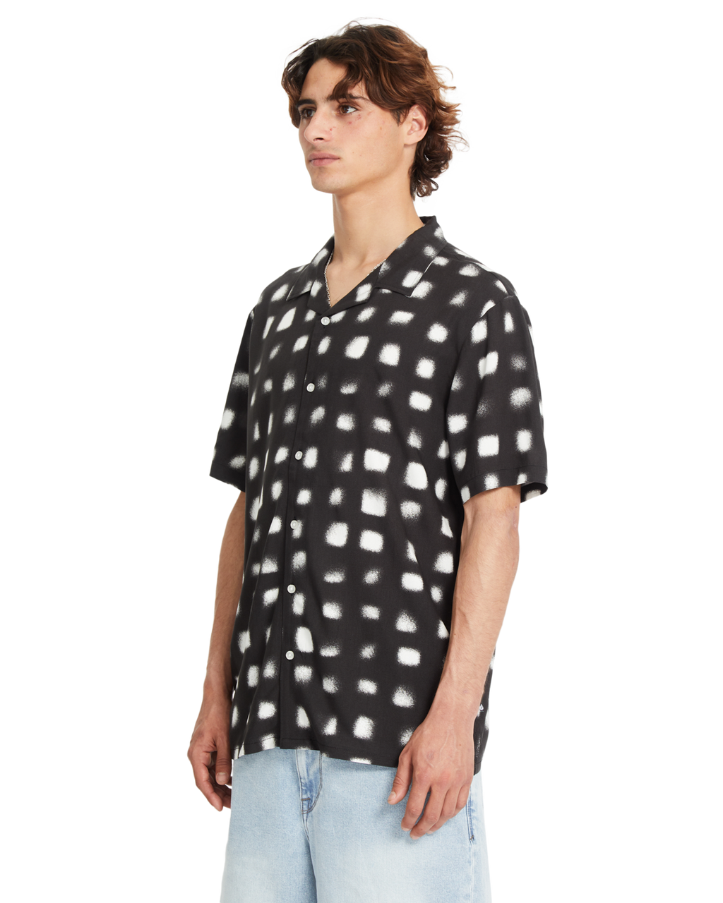 Volcom Boldstone SS camisa manga corta hombre detail 2 | Black