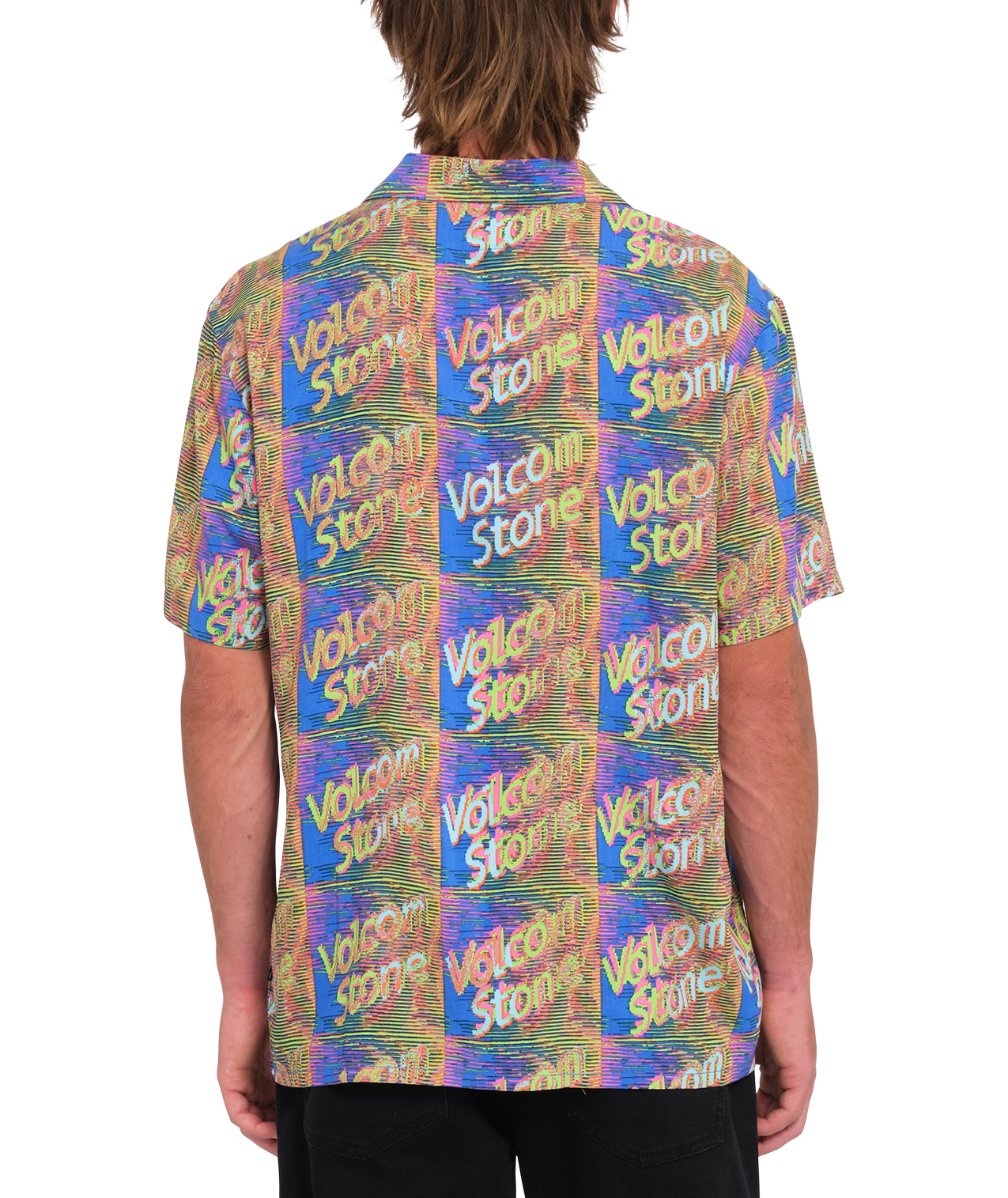 Volcom Fergadelic Woven Short Sleeve Shirt - Patriot Blue