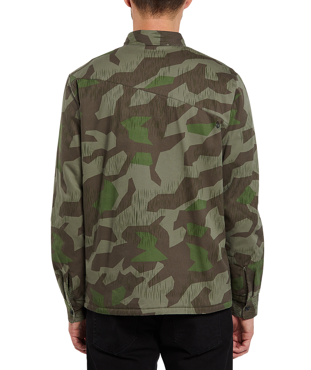 Langarmhemd Volcom Trademan L/S - Tarnmuster