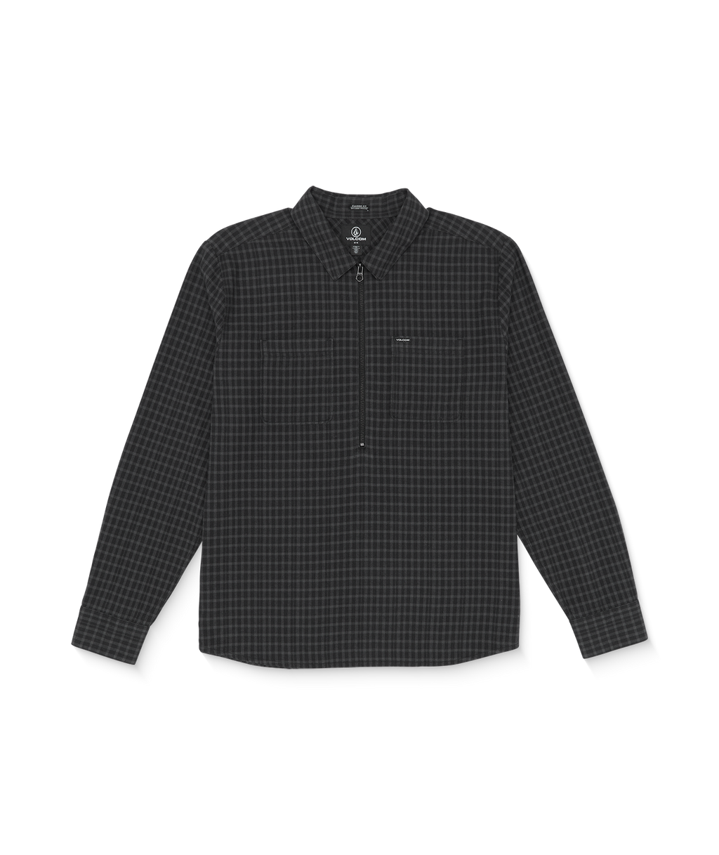 Langarmhemd Volcom Dopestone - Asphalt Schwarz