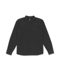 Volcom Dopestone Long Sleeve Shirt - Asphalt Black