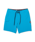 Volcom Lido Solid Mod 18 Swim Trunks - Tidal Blue