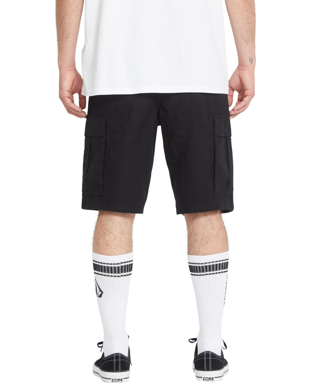 Volcom Strange Tripper Cargo Short 22 - Schwarz