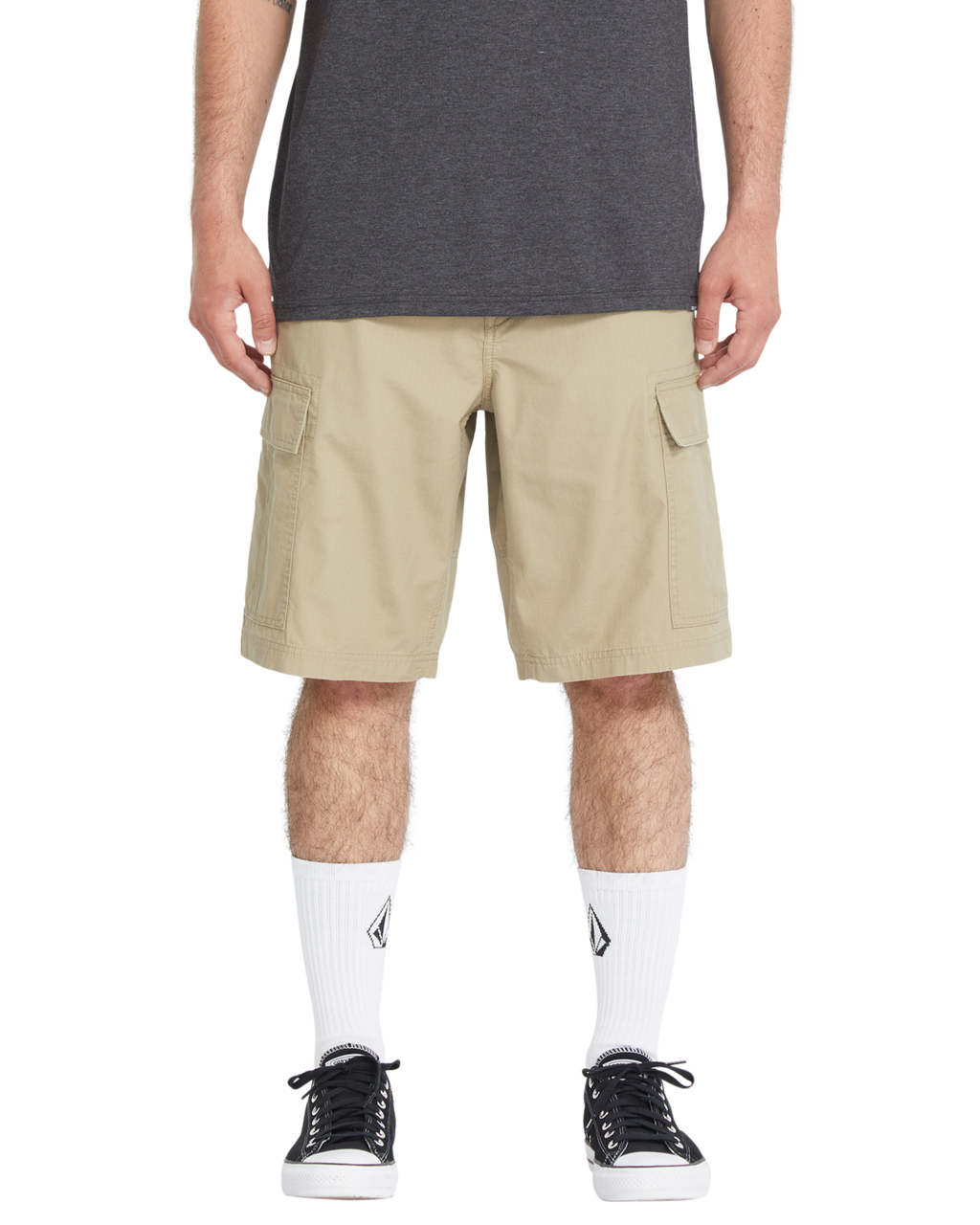 Volcom Strange Tripper Cargo Short 22 - Khaki