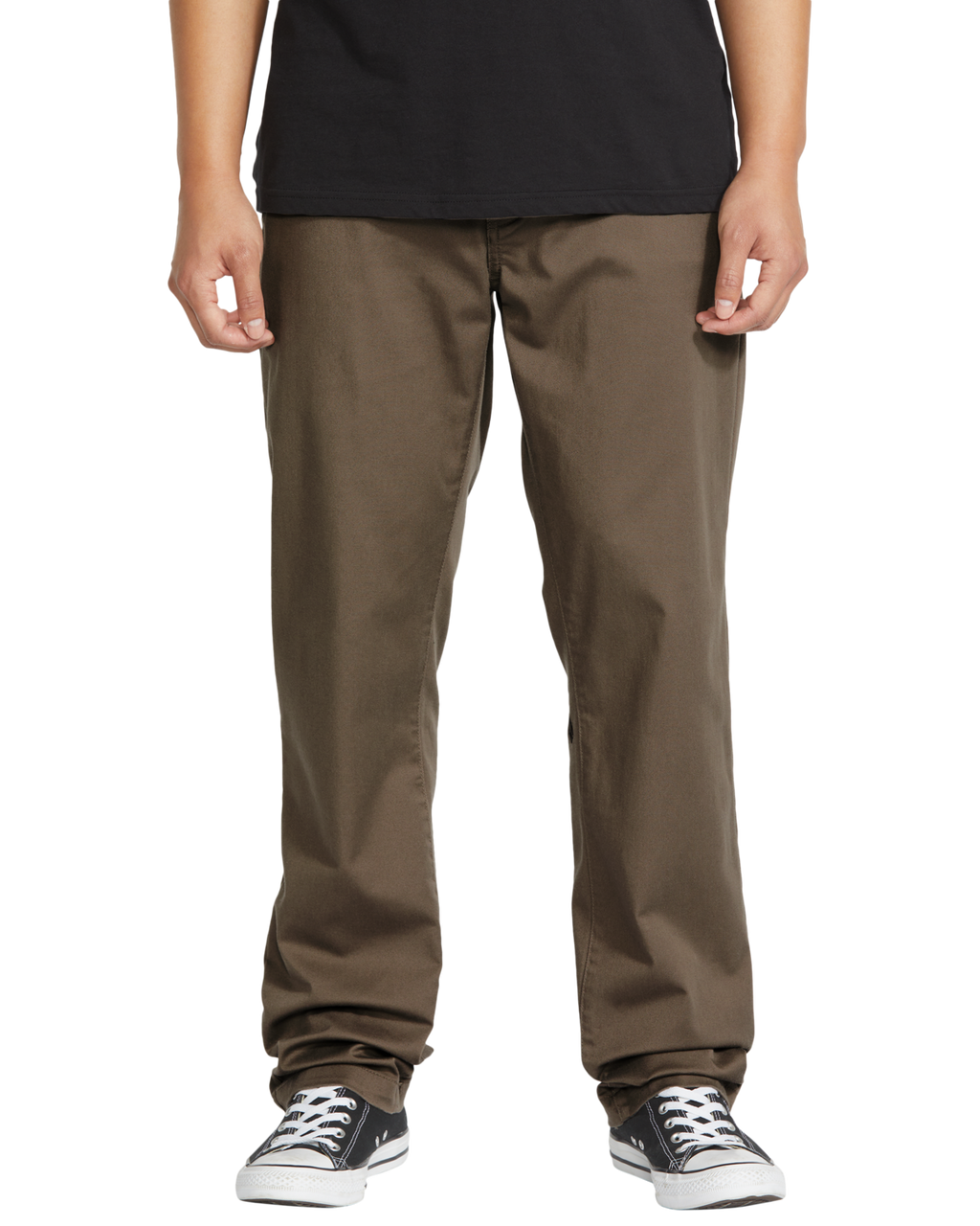 Volcom Frickin Modern Stretch Pants - Mushroom