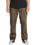 Pantaloni Volcom Frickin Modern Stretch - Mushroom