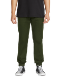 Volcom Frickin Slim Jogger Hose - Dunkelgrün
