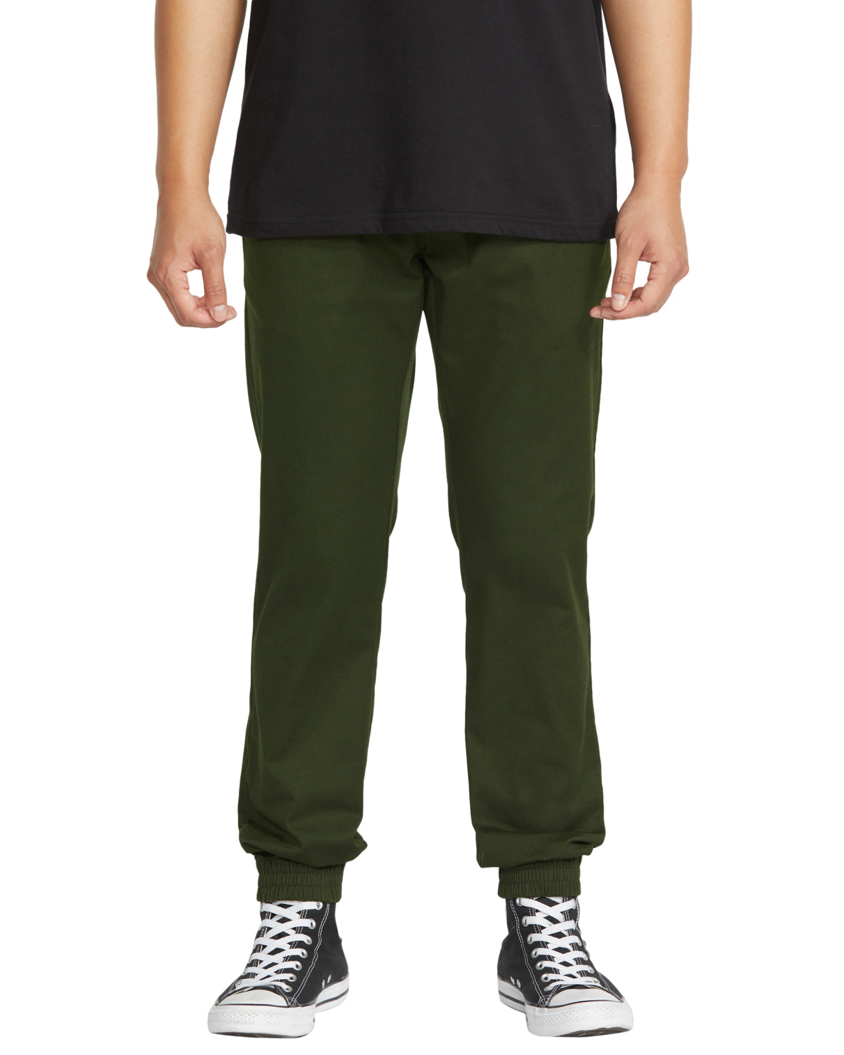 Pantalón Volcom Frickin Slim Jogger - Dark Green