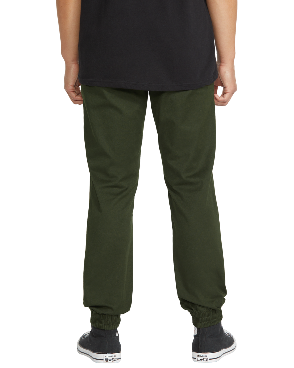 Calças Volcom Frickin Slim Jogger - Verde Escuro