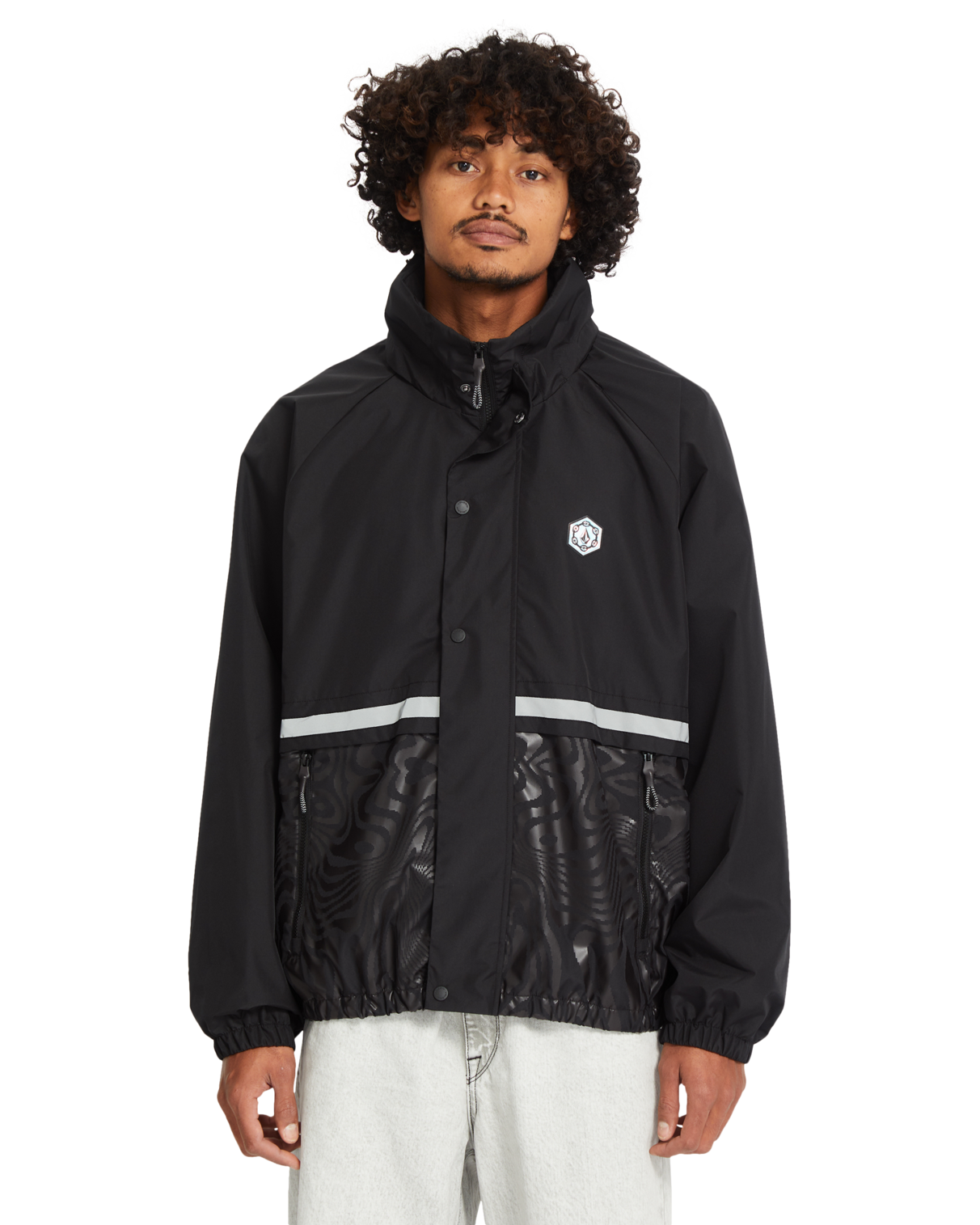 Casaco Volcom Fa F Rygalski - Preto