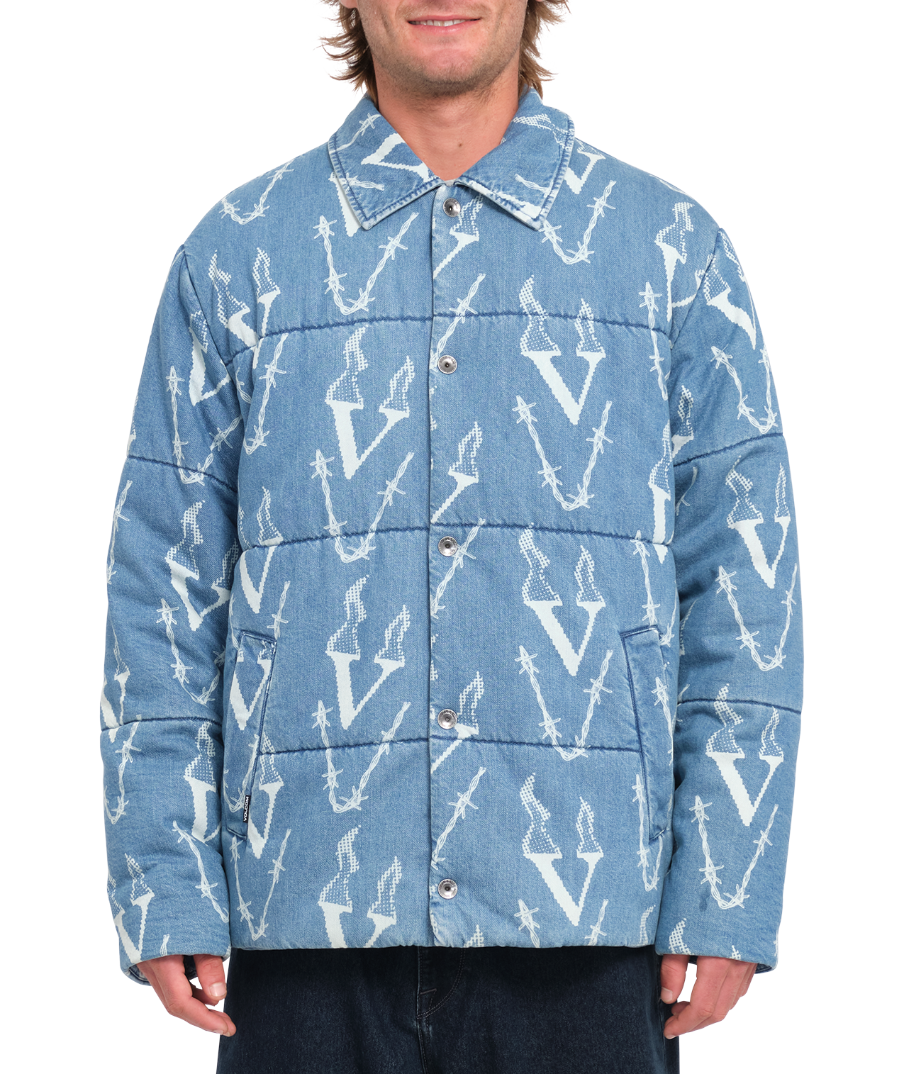 Casaco Volcom Fergadelic Jacket - Road Sky