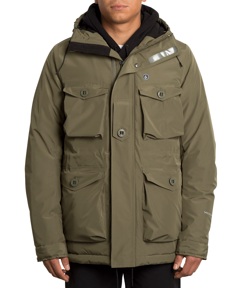 Volcom Hawstone 5K Jacket - Army Green Combo