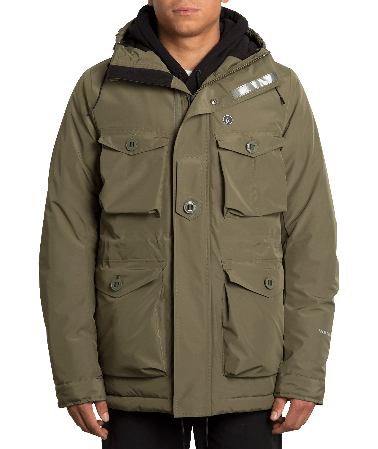 Volcom Hawstone 5K Jacke - Armee Grün Combo